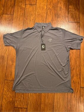 NWT Men's Charcoal FootJoy Polo 3XL